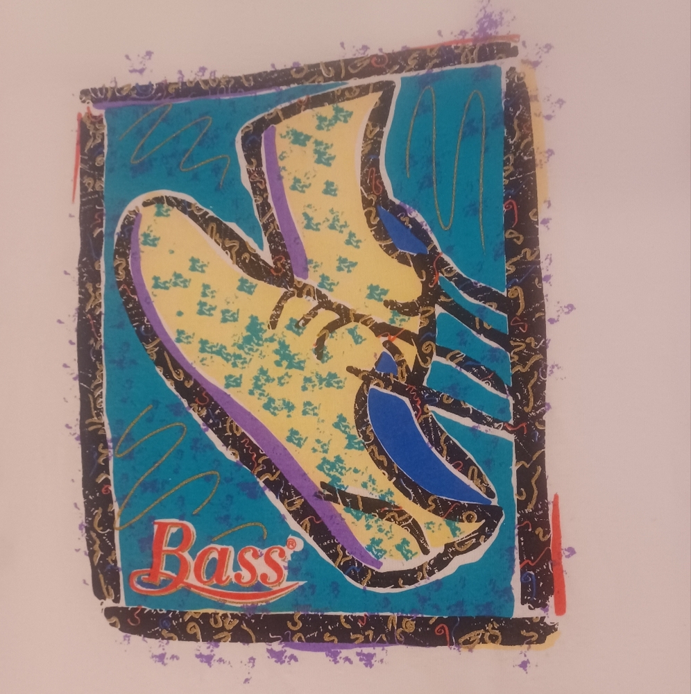 Vintage Cyrk Bass Shoes T Shirt Sz.xl